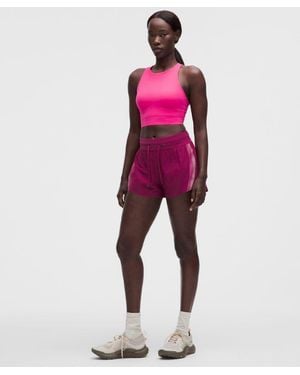 lululemon – Fast And Free Airflow Mid-Rise Running Shorts – 3" – – Size 4 - Red