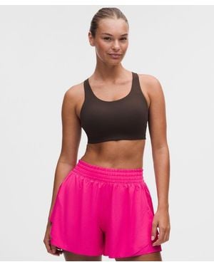 lululemon – Energy Sports Bra High Support, B–G Cups – – Size 6 - Pink