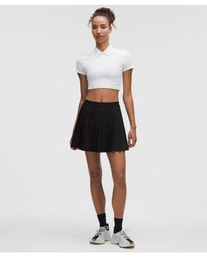 lululemon High-Rise Pleated Tennis Skirt - White
