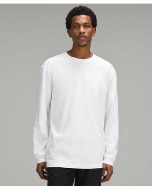 lululemon – Heavyweight Jersey Long-Sleeve Shirt – – Size Large - White