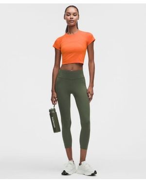 lululemon Fast And Free 6-Pocket High-Rise Crop 23" - Green