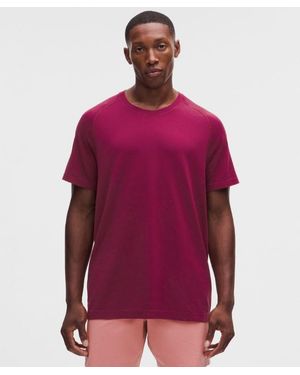 lululemon Metal Vent Tech Short-Sleeve Shirt - Red