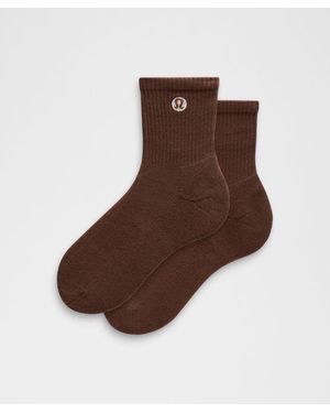 lululemon – Daily Essential Quarter Socks – – - Brown