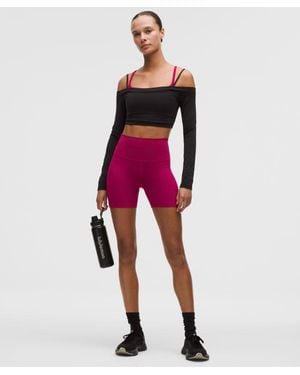 lululemon Wunder Train High-Rise Short 6" - Red