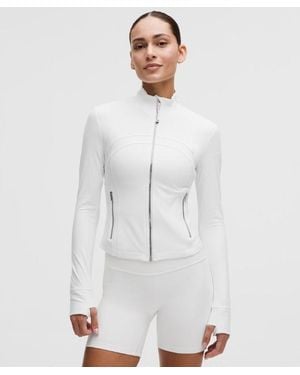 lululemon – Define Cropped Jacket Nulu – – Size 4 - White
