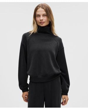lululemon – Brushed Softstreme Funnel Neck – – Size Medium - Black