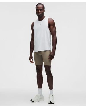 lululemon – Fast And Free Half Tights Design – 8" – – Size Large - White