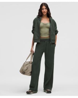 lululemon Scuba Mid-Rise Wide-Leg Pant - Green