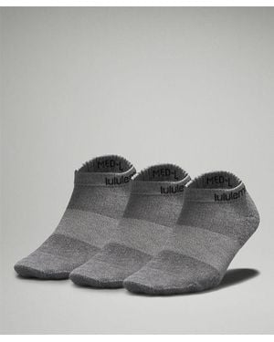 lululemon Daily Stride Comfort Low-ankle Socks 3 Pack - Colour Grey - Size M