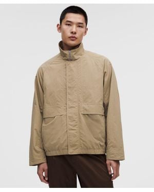 lululemon – Always Effortless Jacket – Colour Khaki – Size Large - Natural
