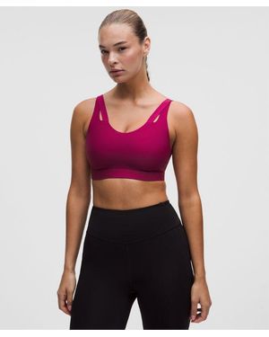lululemon Levitation Sports Bra - Red