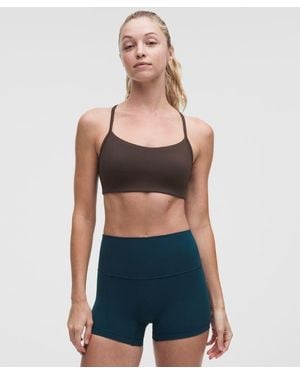lululemon – Flow Y Sports Bra Light Support, A/B Cup Design – – Size Large - Blue