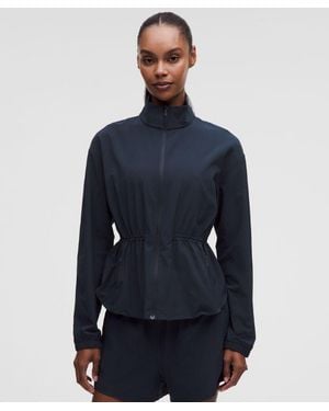 lululemon – Uv-Protective Cinch-Waist Running Jacket – – Size Large - Blue
