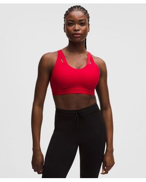lululemon Levitation Sports Bra - Red