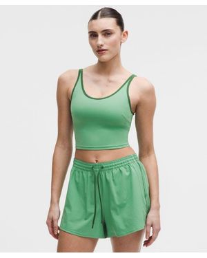 lululemon Scoop-Neck Cutout Tennis Tank Top - Green