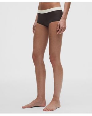 lululemon – Underease Mid-Rise Ruched Boyshort Underwear – – Size Large - Multicolour