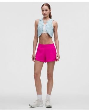 lululemon Hotty Hot High-Rise Lined Short 4" - Pink