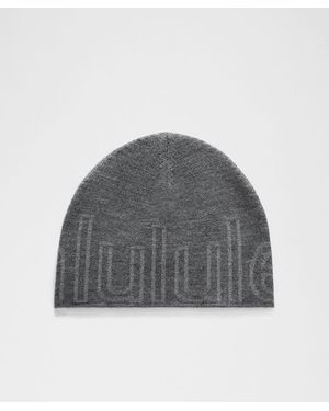 lululemon Wordmark Merino Wool Skull Beanie - Grey