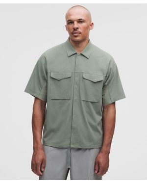 lululemon – Uv-Protective Lightweight Hike Overshirt – /Pastel – Size Large - Green