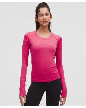 lululemon Swiftly Tech Long-Sleeve Shirt 2 - Pink