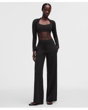 lululemon Groove High-Rise Wide-Leg Pant - Black