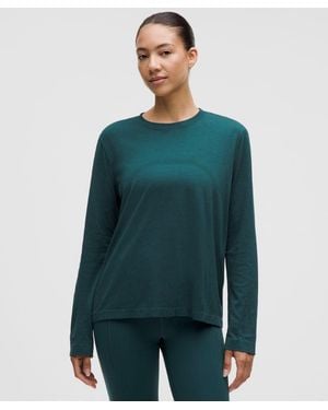 lululemon – Swiftly Relaxed Long-Sleeve Shirt Fit – – Size 4 - Green