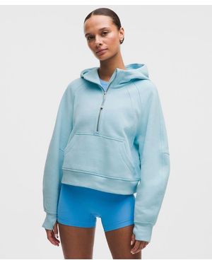 lululemon – Scuba Oversized Half-Zip Hoodie – – Size Medium/Large - Blue