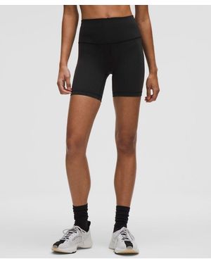lululemon Wunder Train High-Rise Shorts With Pockets 6" - Black