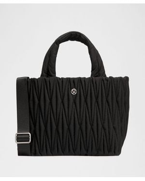 lululemon Diamond Quilt Tote Bag Mini 5L - Black