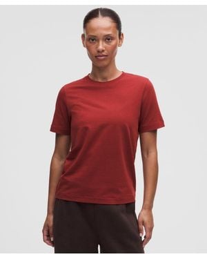 lululemon – The Classic Jersey Tee – – Size Large - Red