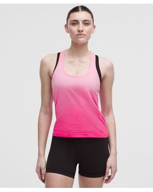 lululemon Swiftly Tech Scoop-Neck Tank Top 2.Waist Length - Red