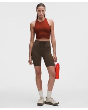 lululemon – No Line High-Rise Running Shorts – 8" – – Size 4 - Red