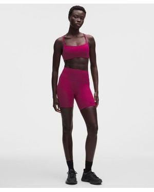 lululemon – Wunder Train No Line High-Rise Shorts – 6" – Size 14 - Pink