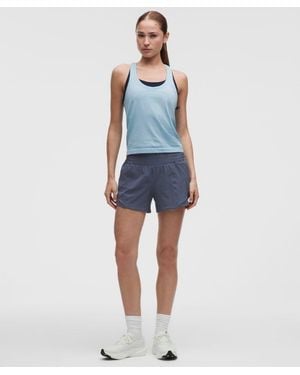 lululemon Hotty Hot High-Rise Lined Short 4" - Blue