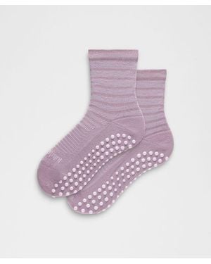 lululemon Find Your Balance Grip Socks - Purple