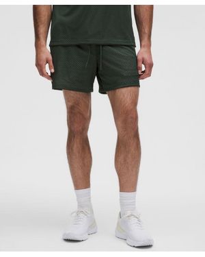 lululemon – Double-Layered Linerless Shorts – 5" – – Size Large - Green