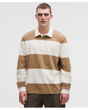 lululemon Long-Sleeve Cotton Rugby Shirt - Natural