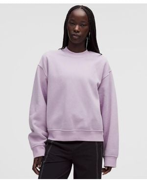lululemon – Steady State Crew Sweatshirt – – Size Large - Purple