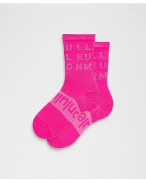 lululemon Power Stride Crew Socks - Pink