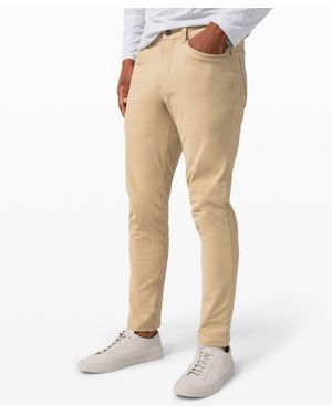 lululemon Abc Slim-Fit 5 Pocket Pant - Natural