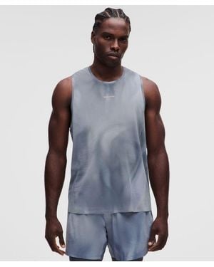 lululemon – Fast And Free Singlet Race Length – – Size Large - Blue