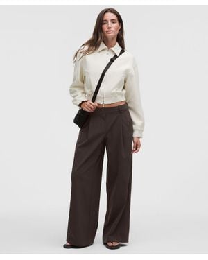 lululemon Daydrift Low-Rise Extra-Wide Leg Trouser - White