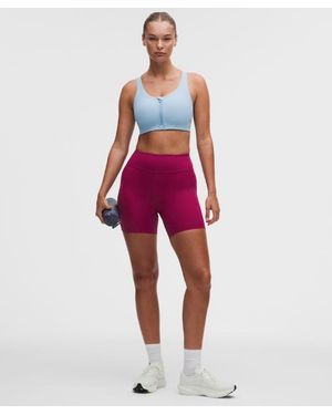 lululemon Fast And Free 6-Pocket High-Rise Short 6" - Red