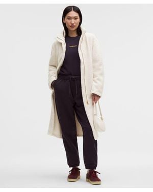 lululemon – Lunar New Year Sueded Boucle Stand-Collar Coat – – Size Large - White