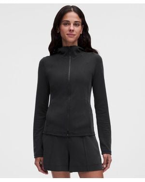 lululemon – Lightweight Softstreme Full-Zip Hoodie – – Size Large - Black