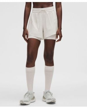 lululemon – Swift 2-In-1 High-Rise Shorts Slnsh Collection – 6" – – - Natural