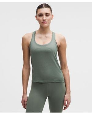 lululemon – Swiftly Tech Racerback Tank Top 2.4 Waist Length – – Size 4 - Green