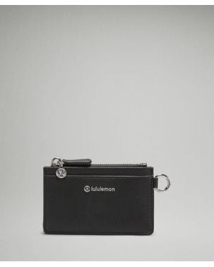 lululemon Leather Alternative Card Case - Black
