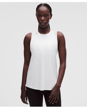 lululemon Sculpt Tank Top Back Vent - Colour White - Size 4