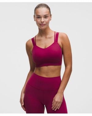 lululemon Like A Cloud Longline Bra - Red